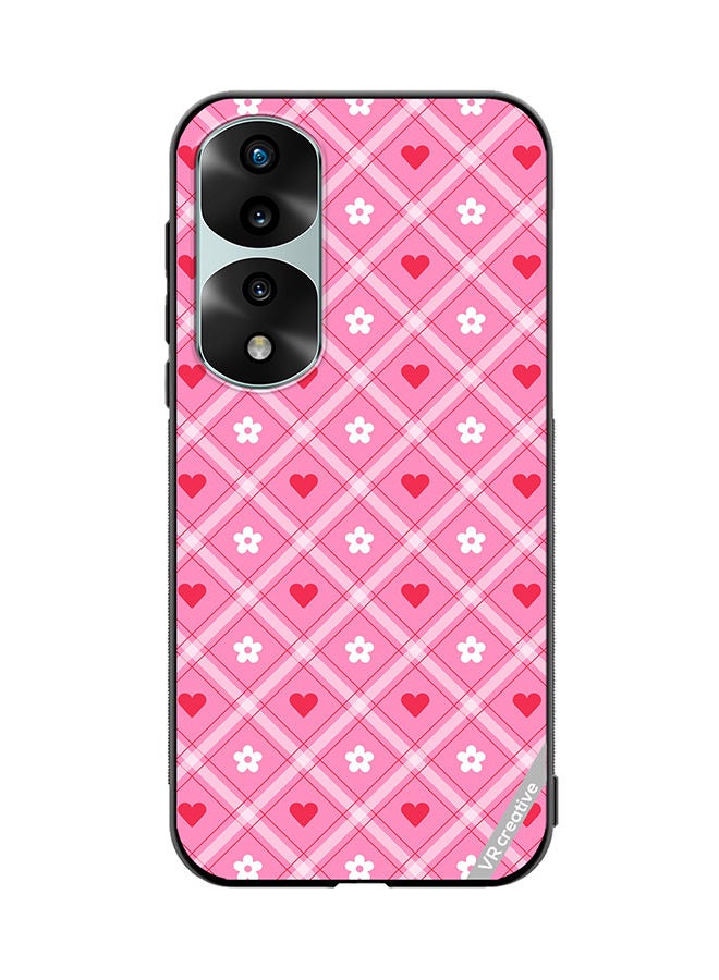 VR CREATIVE Protective Case Cover For Honor 70 Pro plus Cute Heart Love Daisy Flower Design Multicolour - Image 1