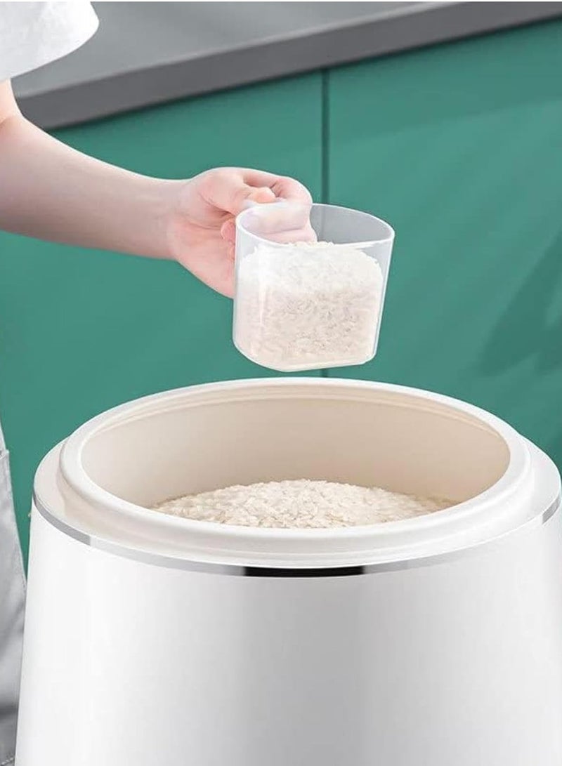 Rice Tank Rice Cabinet Rice Measuring Box Rice Storage Box 9/10 Litre Fashionable Rice Box Sealed Pest Proof Moisture Proof Ultra Slim Rice Bucket Household Wheat Flour Storage Bucket Food Rice Box Grocery Storage Box Large Capacity Lightweight Wheat Flour Granulated Sugar Coffee Bean Storage Bucket Kitchen Storage Easy to Clean Fresh Kitchen Supplies - Image 4