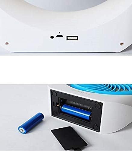 Larrito Table fan with LED Light, Table Fan for Home, Table Fan for Office Desk, High Speed Fan For Kitchen Powerful Rechargeable (multi) - Image 4