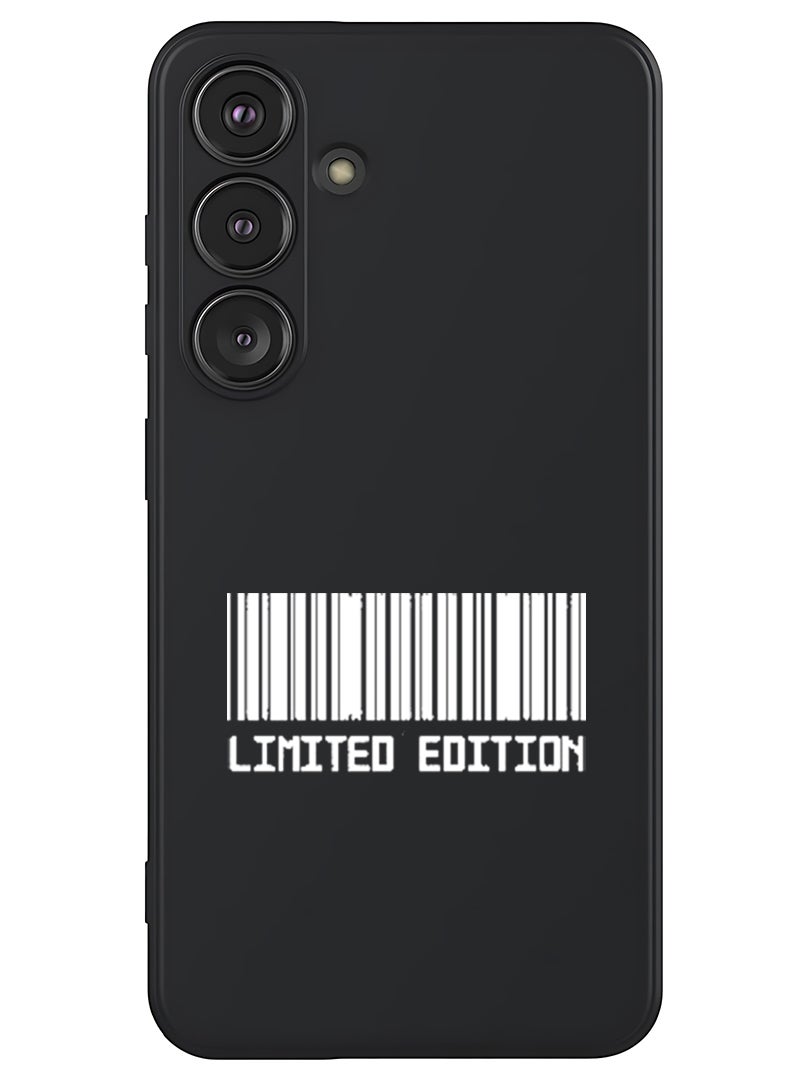 Theodor Protective Slim Fit Case Liquid Silicone Cover with Full Body Protection Anti-Scratch Shockproof Case For Samsung Galaxy S25 (Black) - Limited Edition - White - Image 1