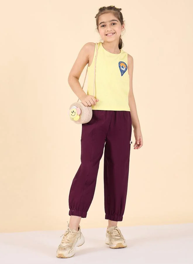 ستايلو بج جوغر قطن برباط للبنات