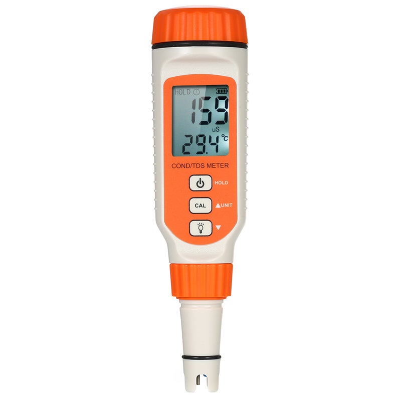 SMART SENSOR 3 in 1 Water Quality Tester Pen Type Conductivity Meter Professional TDS / COND / TEMP Analyzer Total Dissolved Solid Temperature Tester for Aquarium Household Drinking Solution with ATC Function and Backlight - Image 1