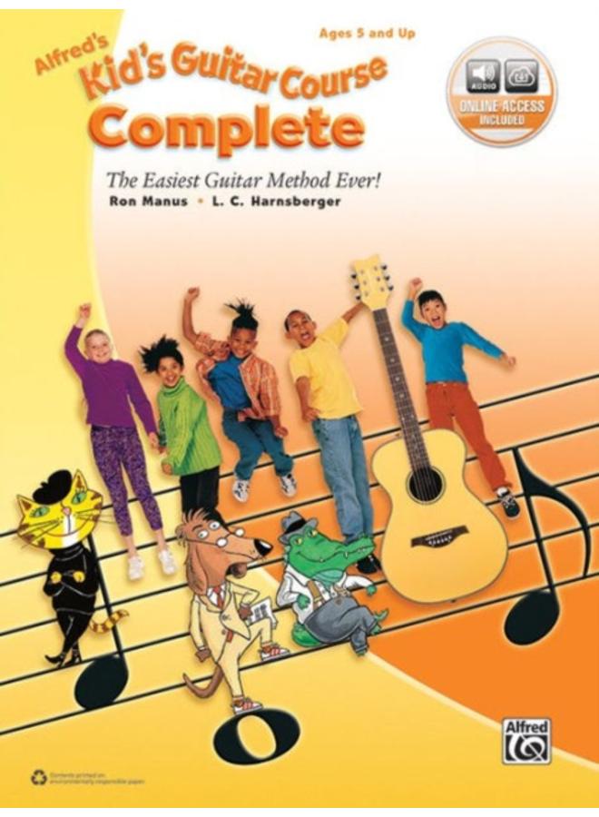 ALFREDS KIDS GUITAR COURSE COMPLETE BOOK 