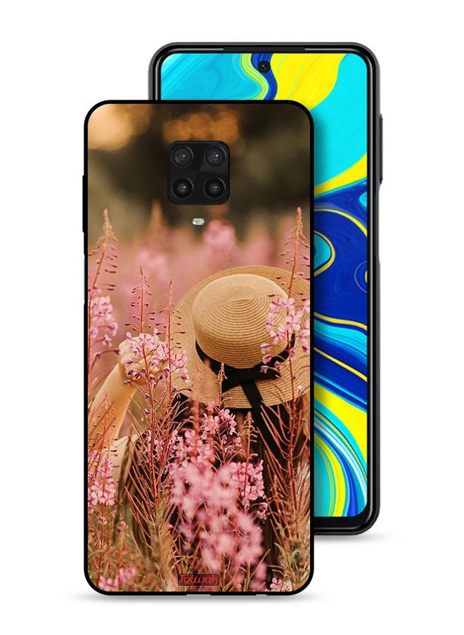 Tolwak Xiaomi Redmi Note 9 Pro Protective Case Cover Hat Girl In Flowers  - Image 1