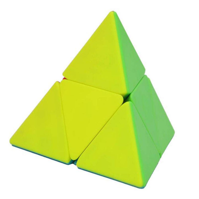 اوجين OJIN MO FANG GE Pyraminx 2x2 Stickerless Triangle Four-axis Tetrahedron Puzzle with One Cube Tripod - Image 2