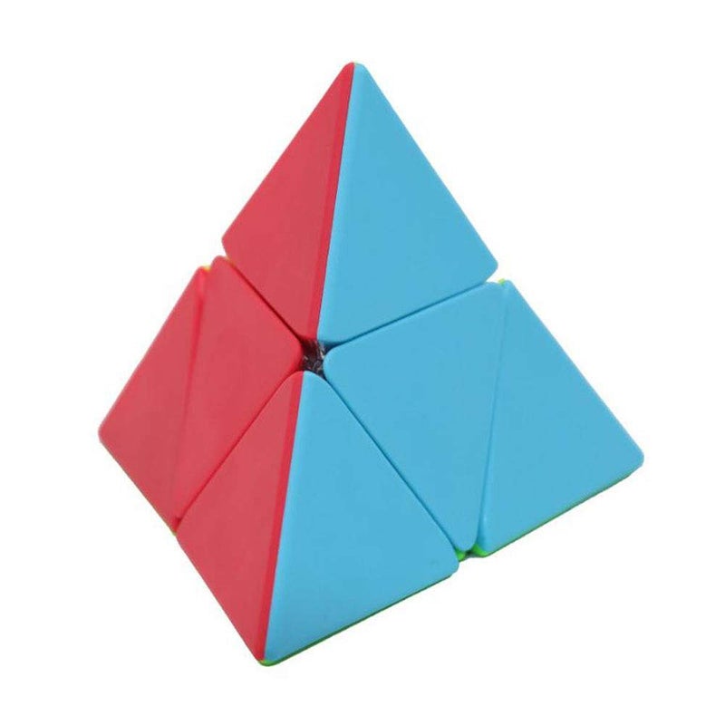 اوجين OJIN MO FANG GE Pyraminx 2x2 Stickerless Triangle Four-axis Tetrahedron Puzzle with One Cube Tripod - Image 1