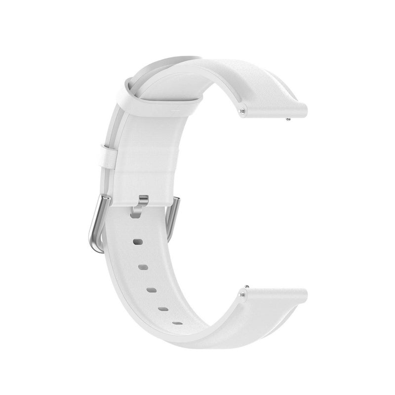 سوار ساعة ذكية سوار جلدي كلاسيكي متوافق باللون رمادي قابل للتعديل مع Samsung Galaxy Watch بملاءمة قابلة للتعديل وحزام بديل للاستخدام اليومي للاستخدام الداخلي للرحلات اليومية - Image 4