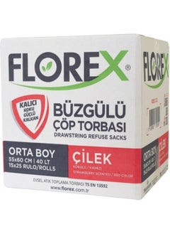 Florex Strawberry Scented Drawstring Medium Size 