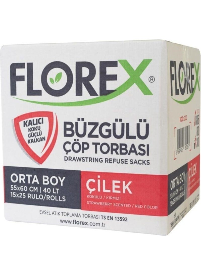 Florex - Strawberry Scented Drawstring Medium Size - Image 1