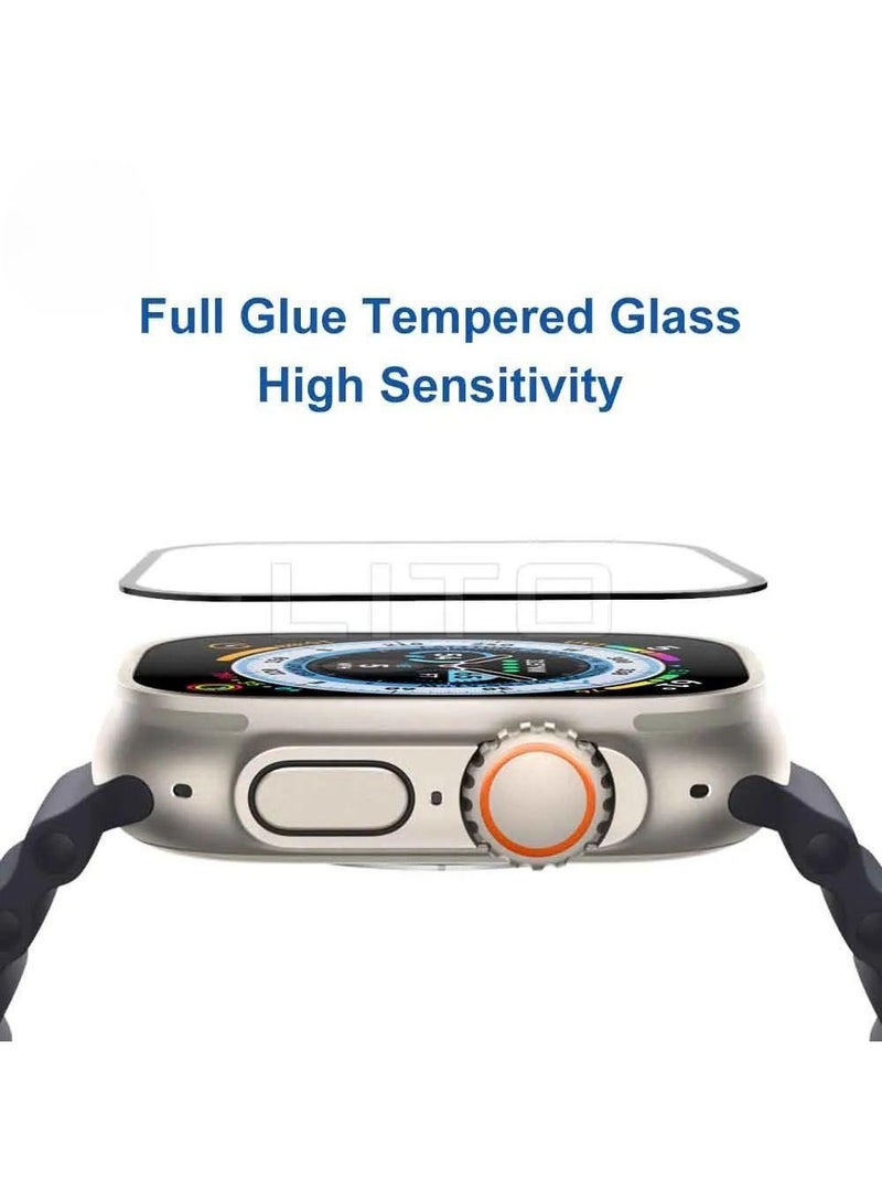 Lito Tempered Glass Screen Protector Compatible with Apple Watch Series 8 Ultra 49mm - Image 4