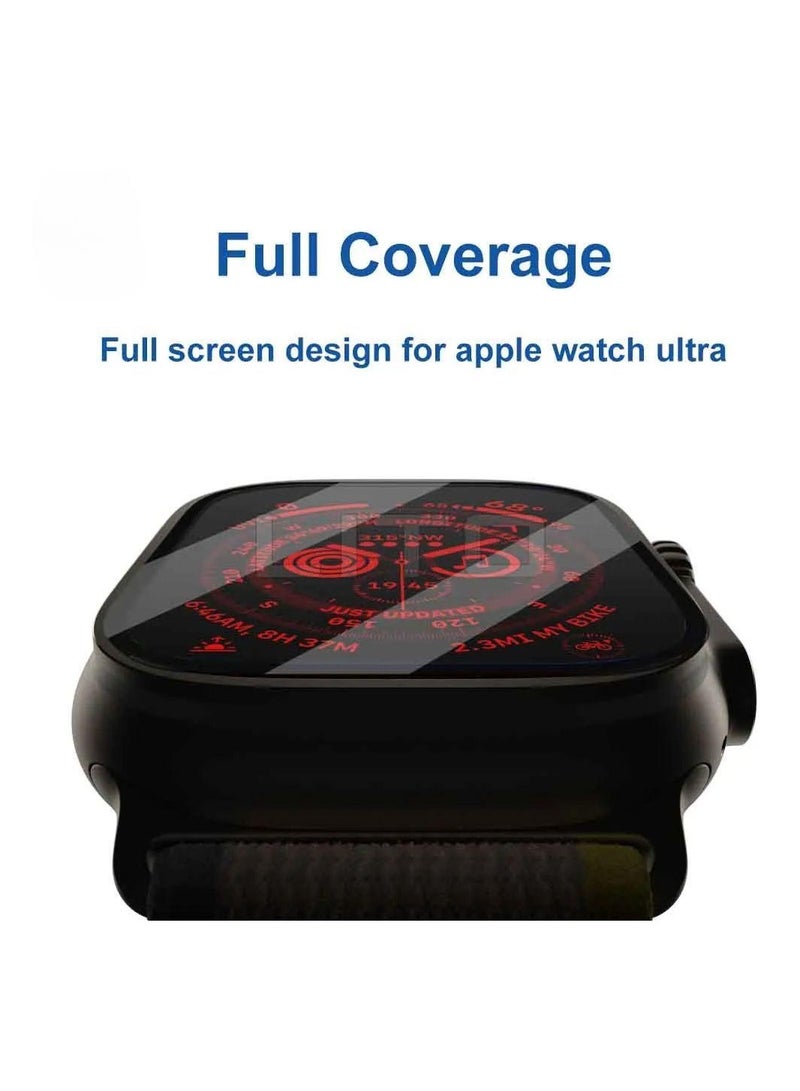 Lito Tempered Glass Screen Protector Compatible with Apple Watch Series 8 Ultra 49mm - Image 3