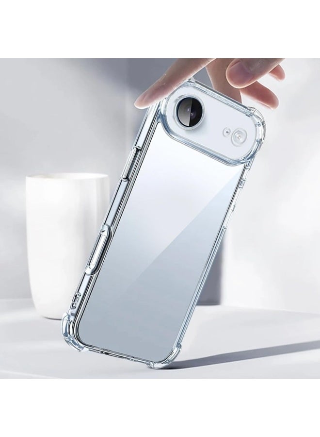 ELTRAZONE iPhone 17 Air Case Clear TPU Bumper Cover – Shockproof & Anti-Yellowing Transparent Protective Case, Anti-Scratch Slim Design with Enhanced Grip, Wireless Charging Compatible Back Cover - Image 5