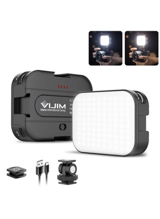 VL100C Bi-Color LED Video Light on Camera,Mini Rechargeable 2000mAh LED Camera Lights,CRI95+ Dimmable 2500-6500K Ultra Bright Photo and Video Lighting,LED Fill Lamp - pzsku/Z492FE959944B80CF9042Z/45/_/1736505940/9a276b6a-eee1-4e5b-92f0-b4dcad8d7103