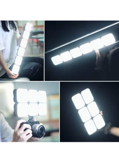 يولانزي مصباح فيديو LED ثنائي اللون VL100C ثنائي اللون على الكاميرا، مصابيح كاميرا LED صغيرة قابلة لإعادة الشحن 2000 مللي أمبير، CRI95+ قابل للتعتيم 2500-6500K إضاءة فائقة السطوع للصور والفيديو، مصباح ملء LED  - Image 3
