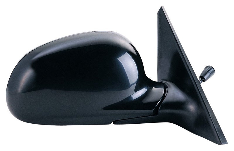 Fit System Passenger Side Mirror for Honda Civic Sedan, Black, Foldaway, Manual Remote - Image 1