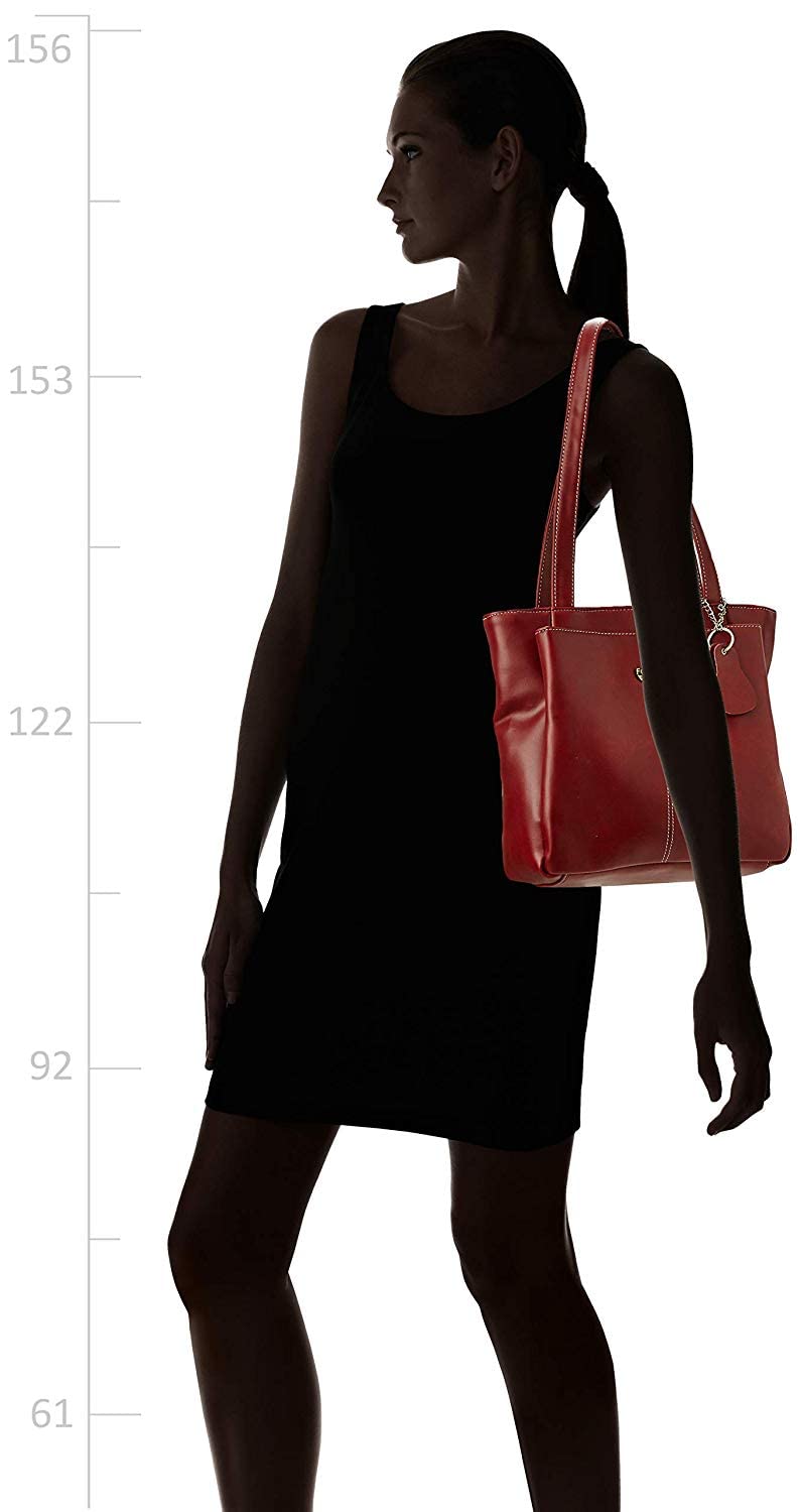 Fostelo Women's Florence Satchel Tote Handbag for Women | Ladies Purse | Stylish Shoulder Bag | Gift For Women | Maroon - Image 2