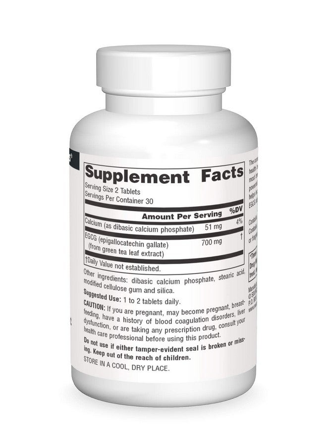 Source Naturals EGCG, Antioxidant and Thermogenic Activator from Green Tea, 350mg - 60 Tablets - Image 3