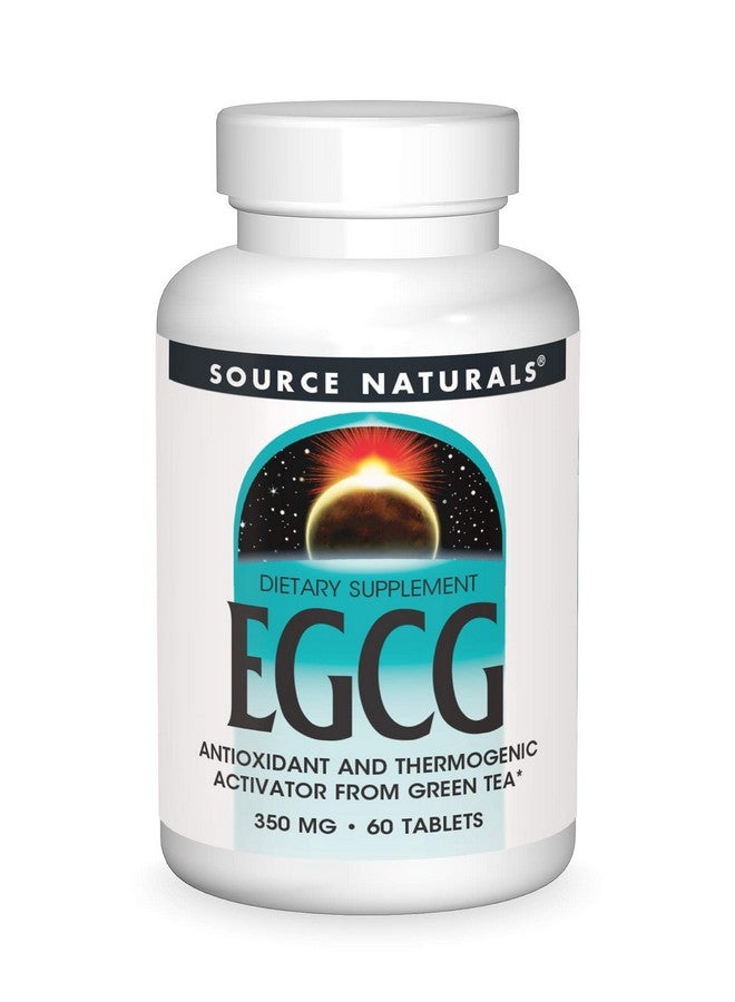 Source Naturals EGCG, Antioxidant and Thermogenic Activator from Green Tea, 350mg - 60 Tablets - Image 1