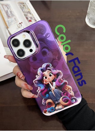 Purple/Cartoon Girl