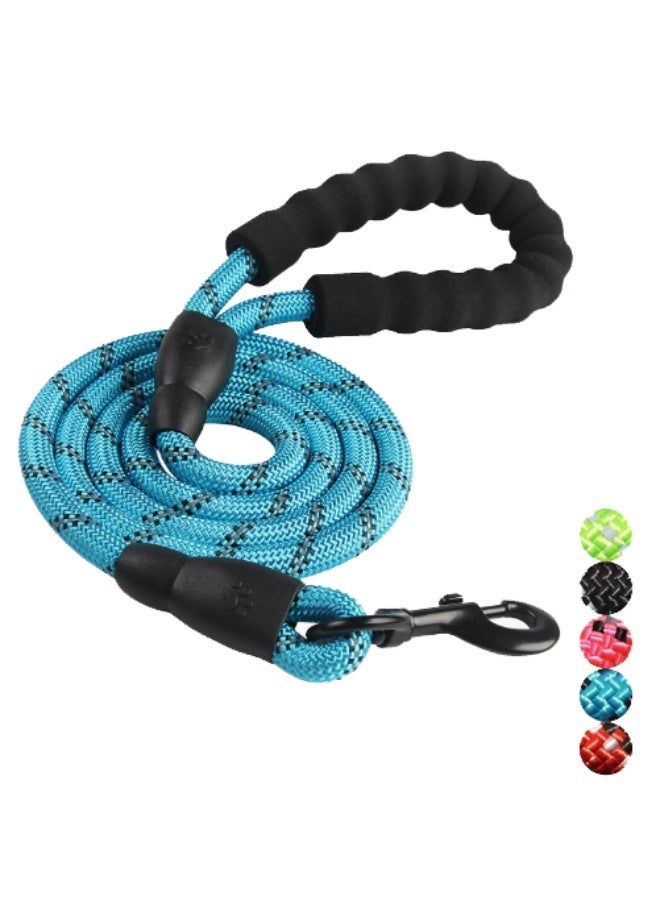 طوق كلب قوي مع مقبض مريح مبطن وخيوط عاكسة للغاية لطوق الكلب - Image 1