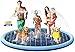 PETOCAT Splash Pad NonSlip Dogs Cool Sprinkler Pool Extra Large Splash Pads for Kids Dog Baby Wading Pool Summer Outdoor Play Water Fun Toy Gift Easy to UseClean 97 inch - Image 3