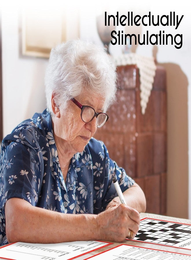 Keeping Busy Crossword Dementia Activities for Seniors | Alzheimer Products for Elderly Patients | Fun Memory Game Toy & Cognitive Brain Puzzle for Senior Citizens w/Memory Loss or Alzheimers - Image 5