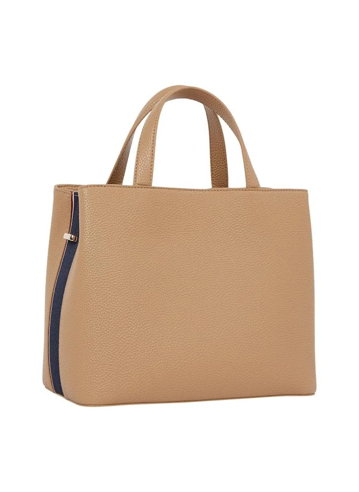 TOMMY HILFIGER Logo Detail Top Handle Satchel