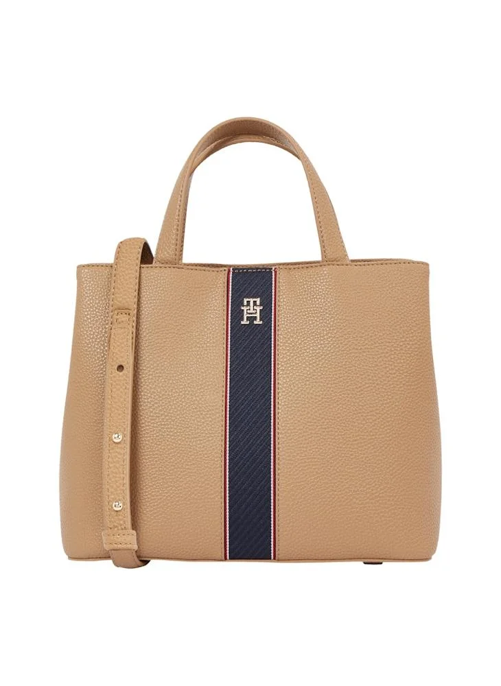 TOMMY HILFIGER Logo Detail Top Handle Satchel