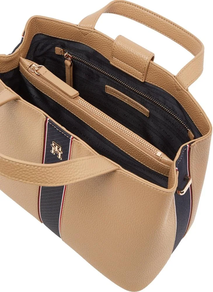TOMMY HILFIGER Logo Detail Top Handle Satchel