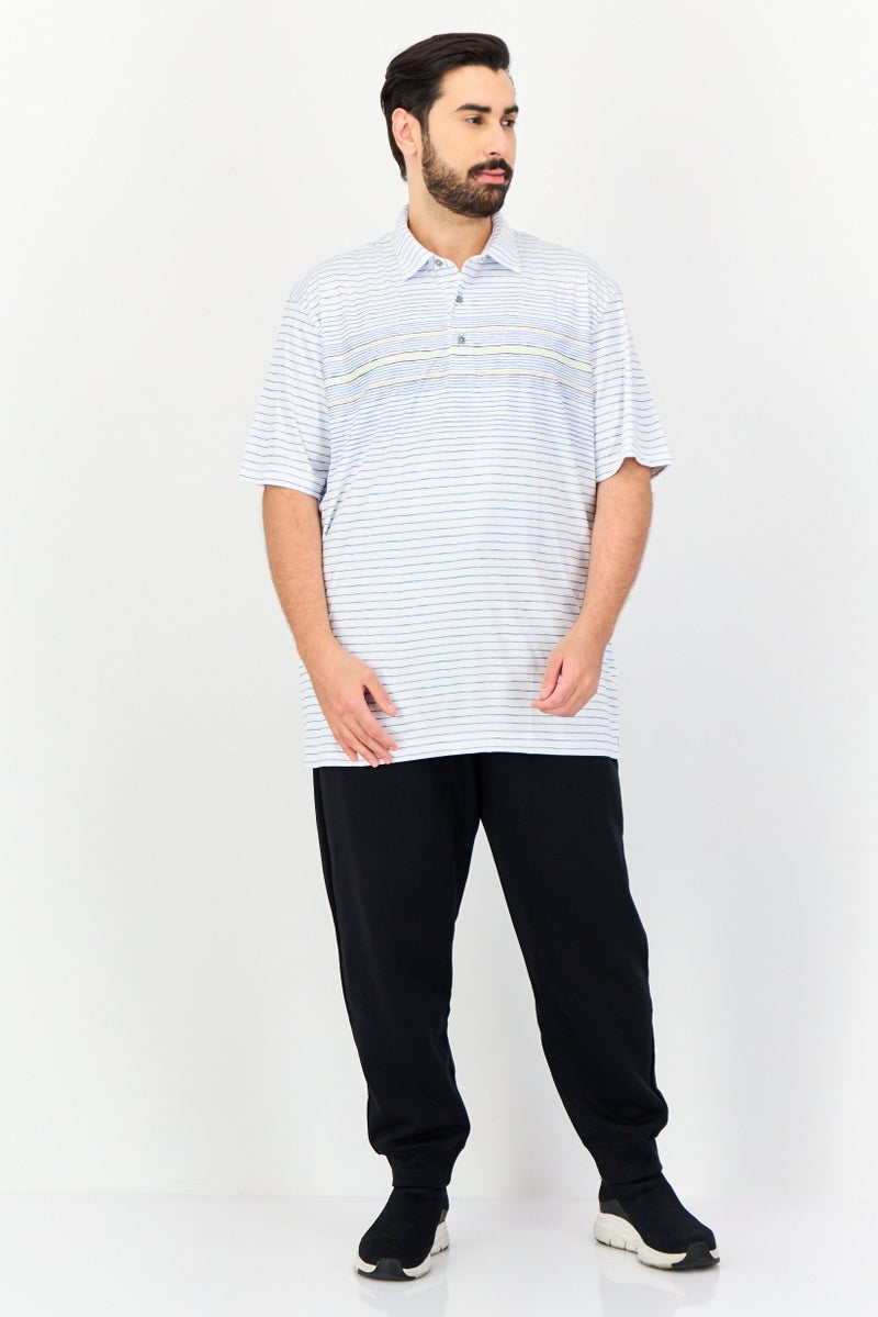 Greg Norman Men Sportswear Fit Short Sleeve Outdoor Polo Shirt, Multicolor  - Image 3