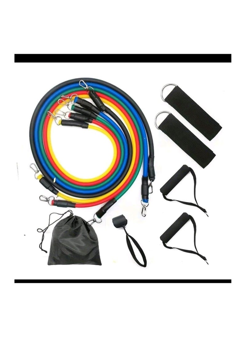 Anmi - Wellness Pull Rope Obstruction BandBe Suitable For Yoga Exercise Pilates Fitness Training (11 Pieces) - Image 1