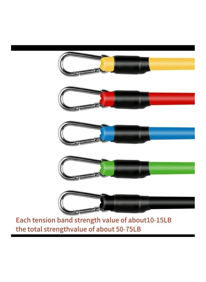 Anmi - Wellness Pull Rope Obstruction BandBe Suitable For Yoga Exercise Pilates Fitness Training (11 Pieces) - Image 1
