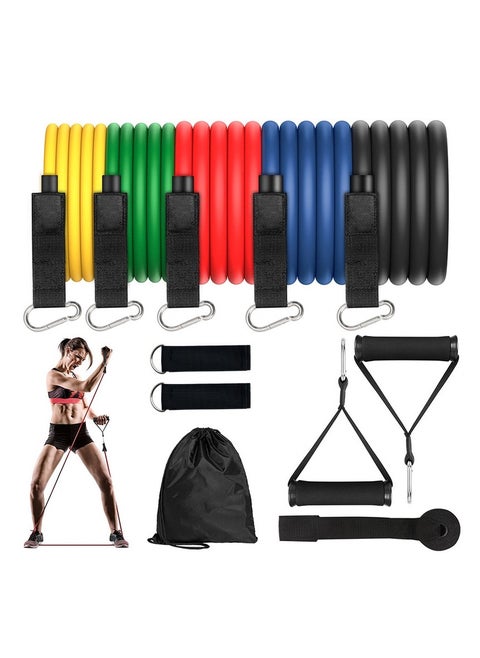 Wellness Pull Rope Obstruction BandBe Suitable For Yoga Exercise Pilates Fitness Training (11 Pieces)