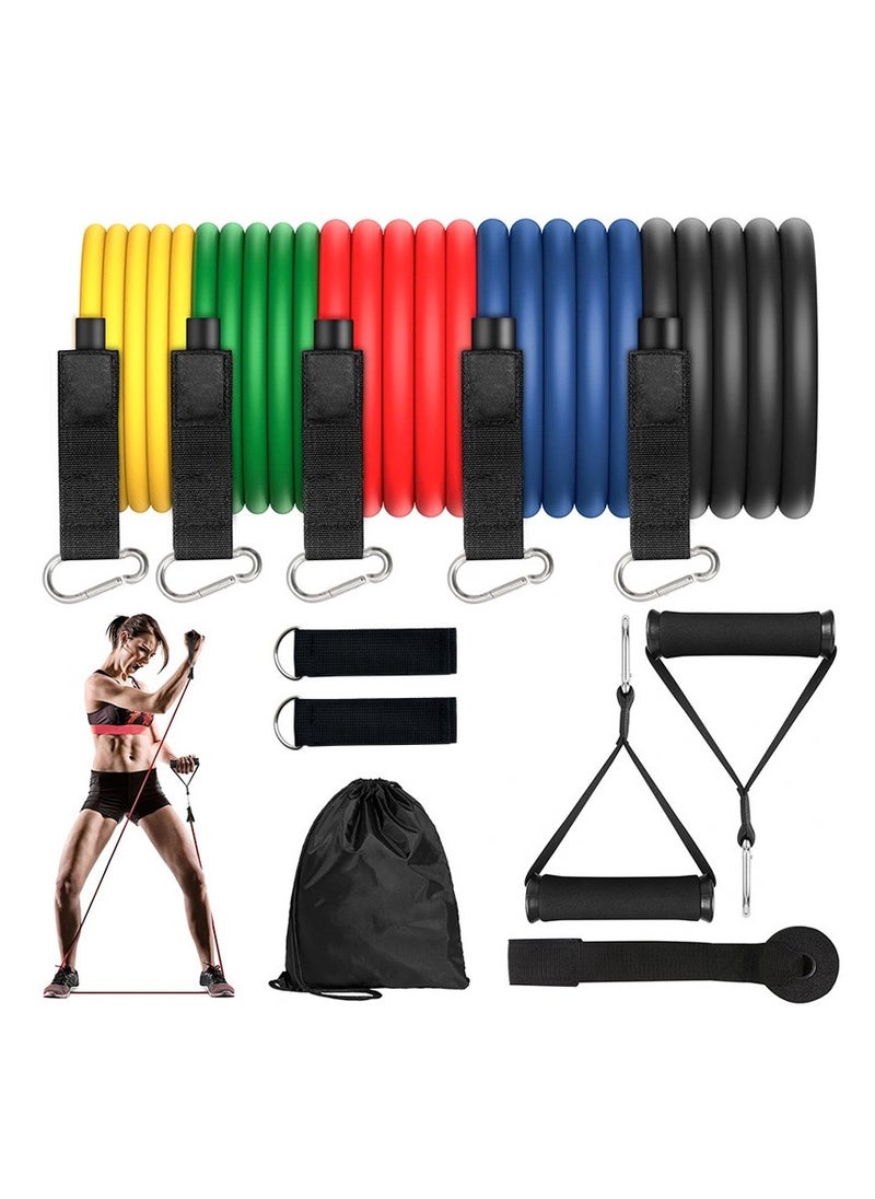 Anmi Wellness Pull Rope Obstruction BandBe Suitable For Yoga Exercise Pilates Fitness Training (11 Pieces)  - Image 1