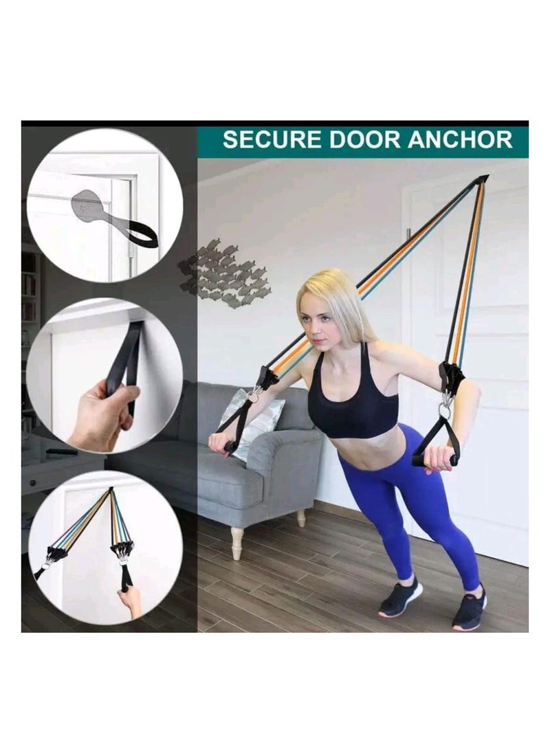Anmi - Wellness Pull Rope Obstruction BandBe Suitable For Yoga Exercise Pilates Fitness Training (11 Pieces) - Image 1