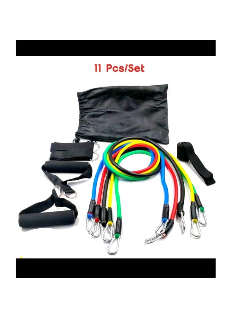 Anmi Wellness Pull Rope Obstruction BandBe Suitable For Yoga Exercise Pilates Fitness Training (11 Pieces)  - Image 2