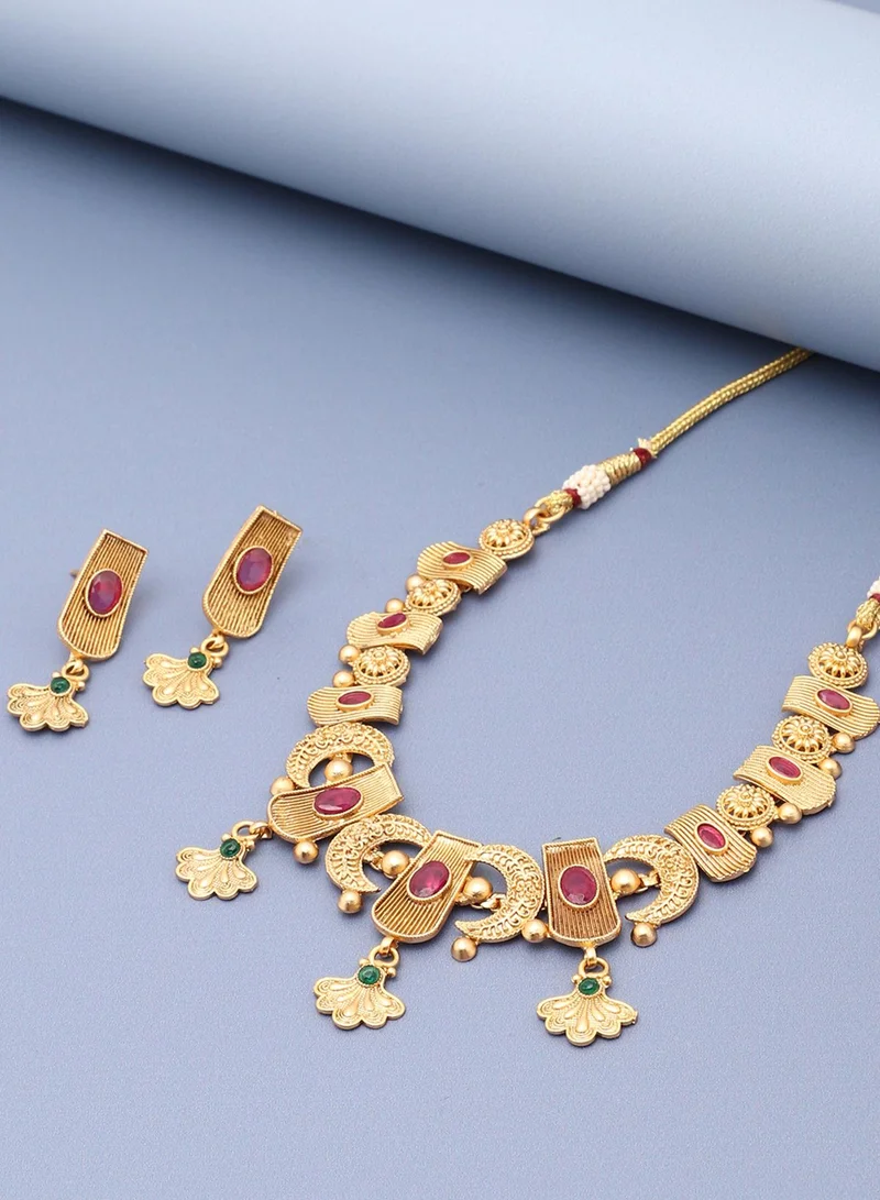 SOHI Stones Artificial Jewellery Set