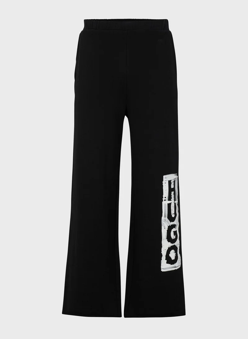 HUGO Logo High Waist Sweatpants