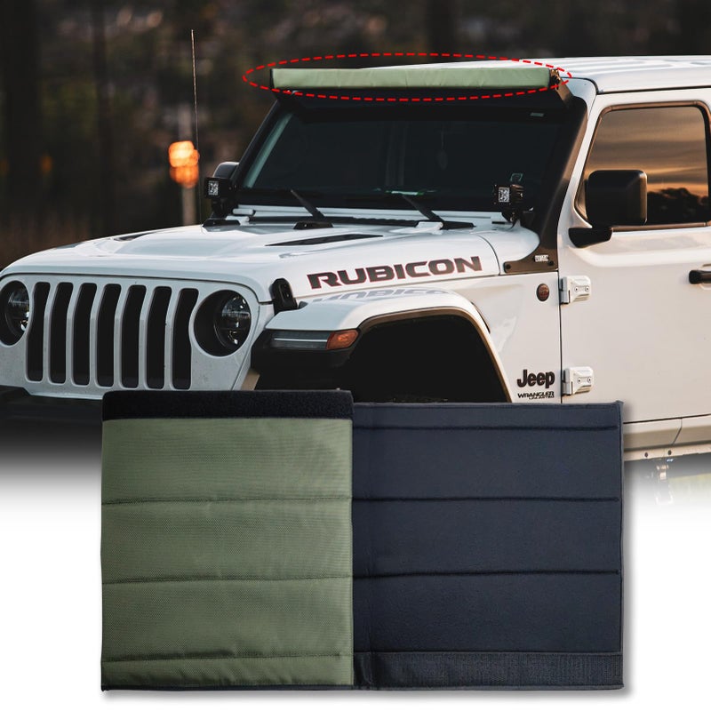 HARPUOU Universal 52inch Dual Rows Straight LED Light Bar Cover Water-Resistant, Windproof, Dustproof, Snowproof Scratch-Proof Protective Sleeve,Reduced Wind Noise - Image 1
