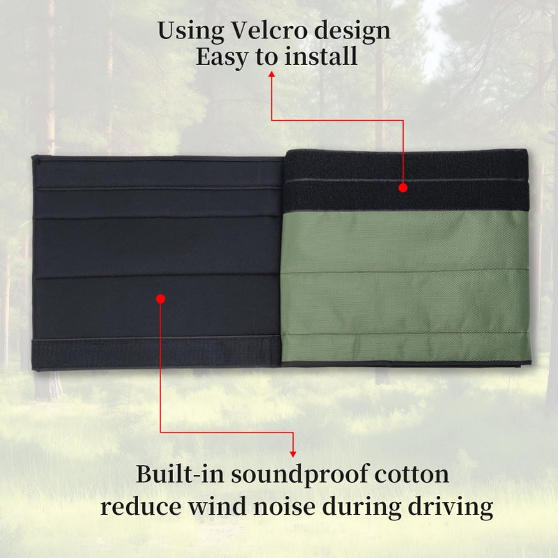 HARPUOU Universal 52inch Dual Rows Straight LED Light Bar Cover Water-Resistant, Windproof, Dustproof, Snowproof Scratch-Proof Protective Sleeve,Reduced Wind Noise - Image 2