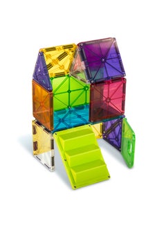 MAGNA-TILES House 28-piece Set, Solid And Clear Colours, Original 3d Magentic Building Tiles, Kids Building Toys For Ages 3+  - Image 4