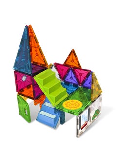 MAGNA-TILES House 28-piece Set, Solid And Clear Colours, Original 3d Magentic Building Tiles, Kids Building Toys For Ages 3+  - Image 3