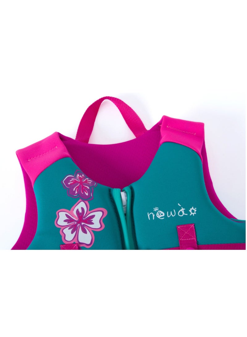 Generic Toddler Swim Vest, Kids Swimming Jacket Fit 30-50/50-80lbs, Child Floaties Vest wiht Safety Strap, Float Jacket for Girls/Boys on Pool,Beach,Boating, Learn to Swim Aid, Pink - Image 3