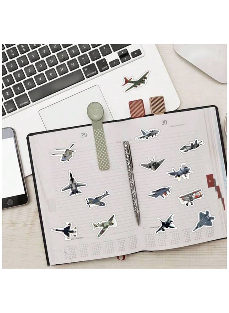 60 Waterproof Airplane Stickers – Perfect for Phones, Cars, Gift Boxes, Bags, Helmets, Kids' Toys & Bicycles  - Image 5