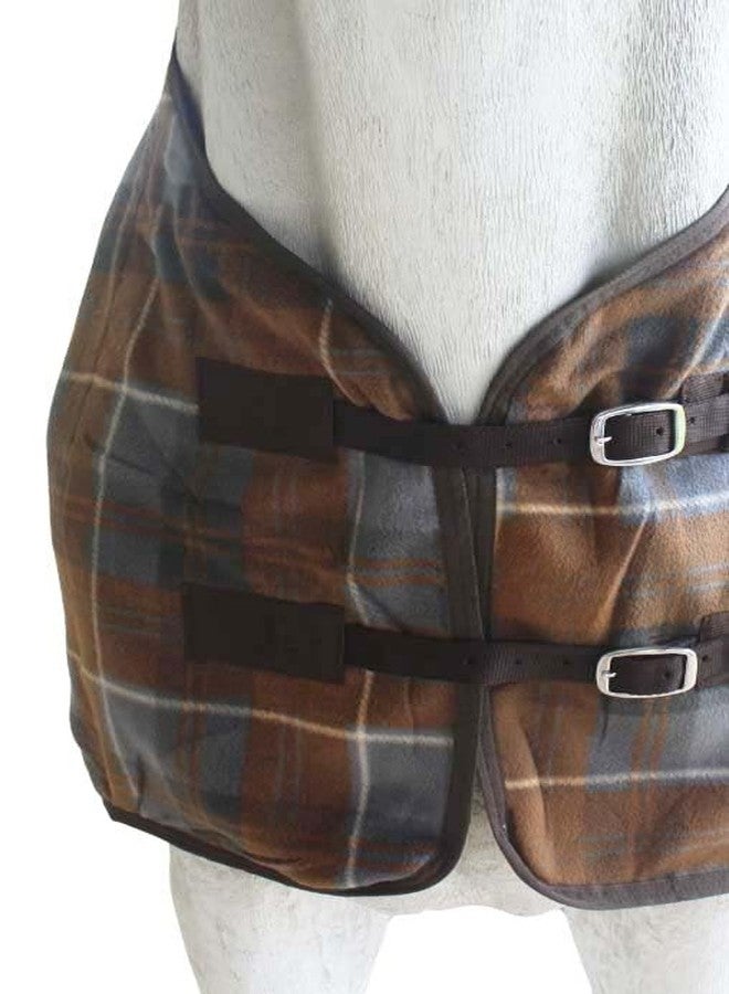 Challenger 62" Horse Polar Fleece Cooler Exercise Blanket Wicks Moisture Winter 43EE12 - Image 4