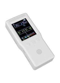 Thoraya 9 in 1 Air Quality Monitor High Accuracy Multifunction Handheld HCHO Tester for Baby Room Hospital White  - Image 2
