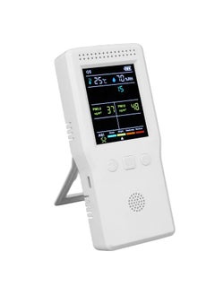 Thoraya 9 in 1 Air Quality Monitor High Accuracy Multifunction Handheld HCHO Tester for Baby Room Hospital White  - Image 4