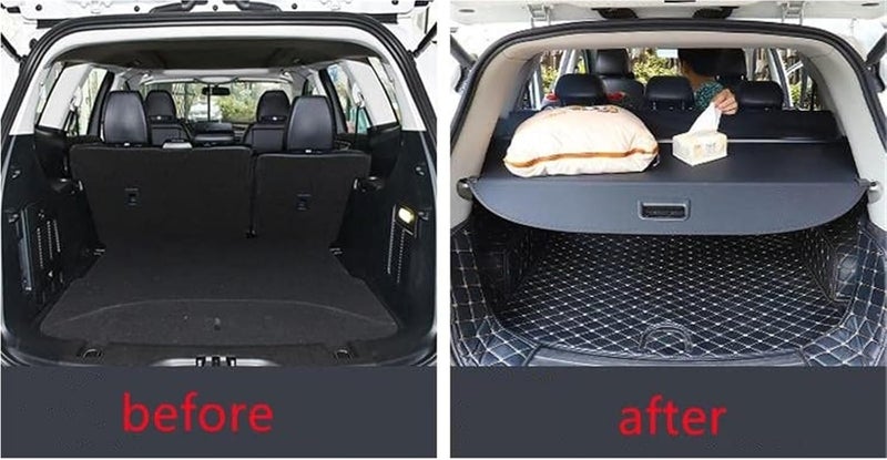 QASULER Rear Trunk Cargo Cover for Edge 2013-2019 - Image 2