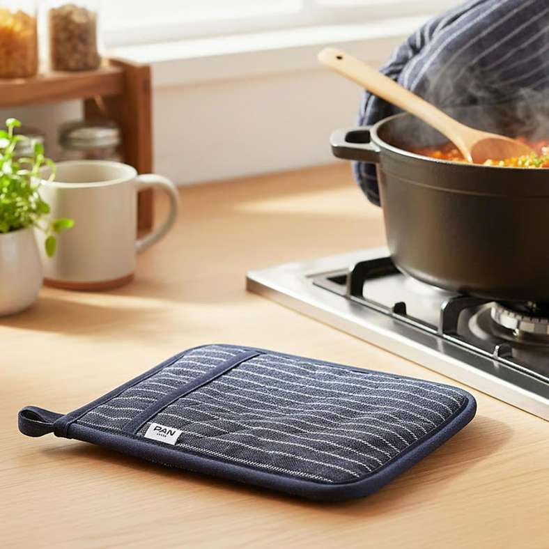 Pan Home Serit Pot Holder 18X23cm - Navy Blue - 204DEH9900037 - Image 1