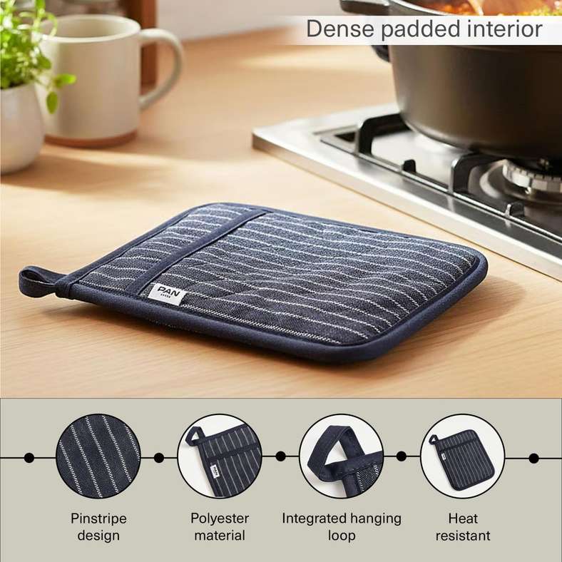 Pan Home Serit Pot Holder 18X23cm - Navy Blue - 204DEH9900037 - Image 5
